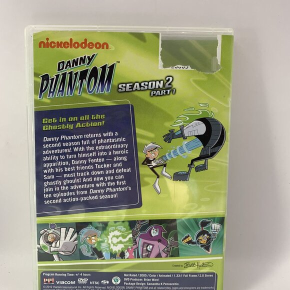 Nickelodeon Danny Phantom Season 2 Part 1 DVD Set  2-Disc Collection - Picture 2 of 4